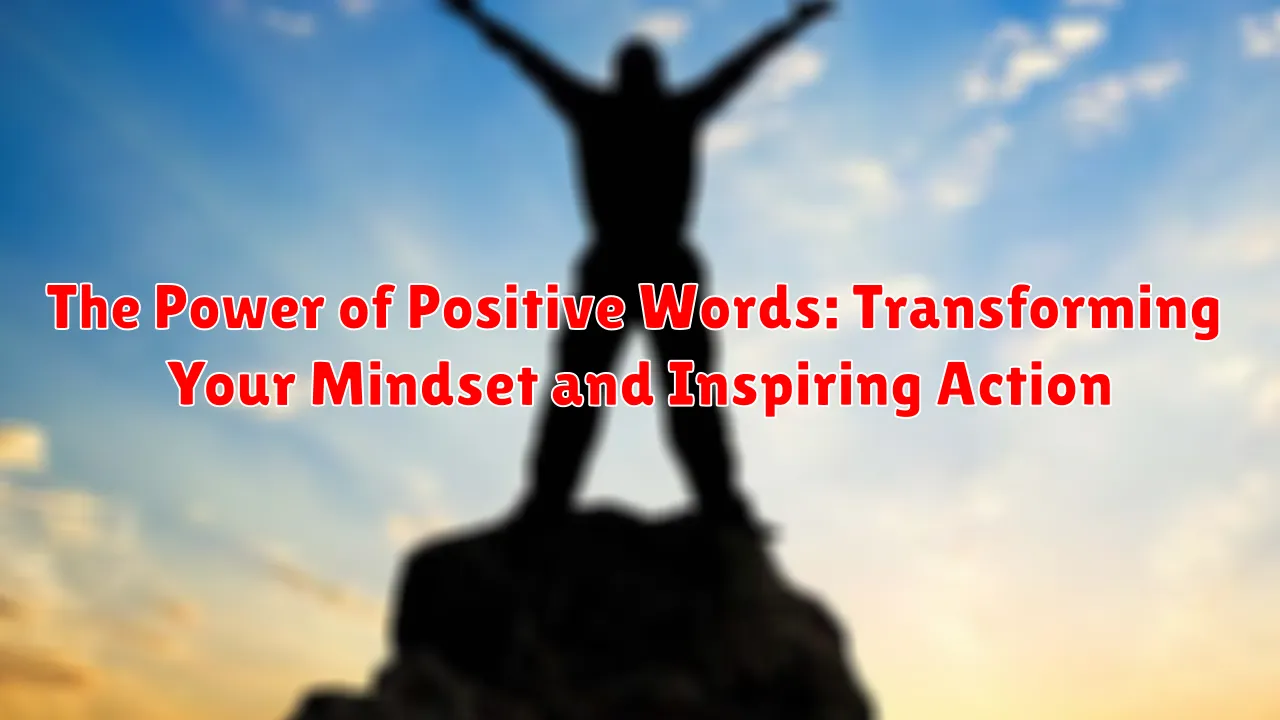 The Power of Positive Words: Transforming Your Mindset and Inspiring Action