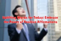 Uplifting Words for Today: Embrace the Power of Positive Affirmations Uplifting Words for Today: Embrace the Power of Positive Affirmations